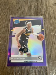 2020-21 Donruss Optic Purple Holo Rated Rookie RC RJ Hampton #174 Nuggets